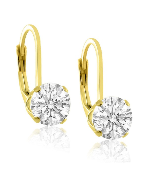 Sterling Brilliant Zirconia Dangling Earrings