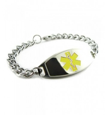 MyIDDr Pre Engraved Customized Medical Bracelet