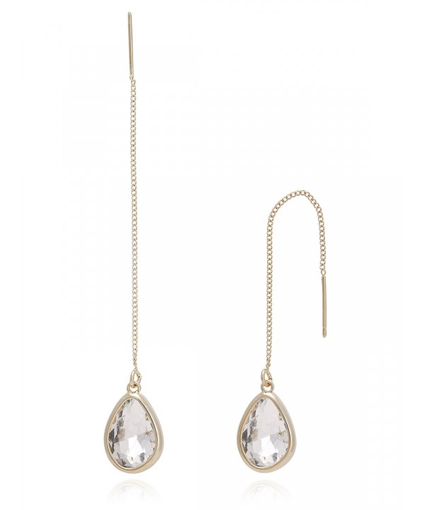 BONALUNA Crystal Sparkled Pierced Earrings