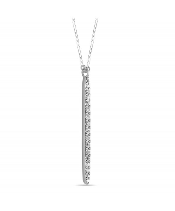 Sterling Vertical Necklace Layering Minimalist