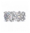 Mariell Borealis Crystal Stretch Bracelet