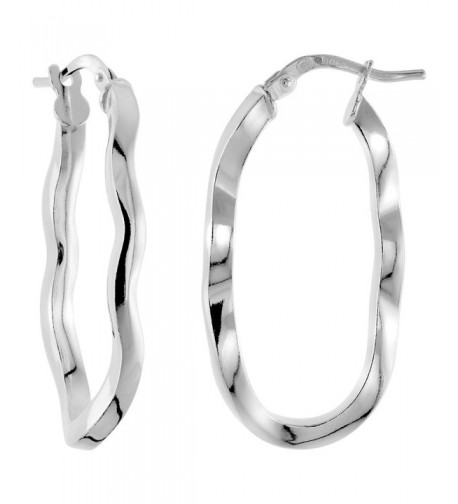 Sterling Silver Earrings Closure Polished