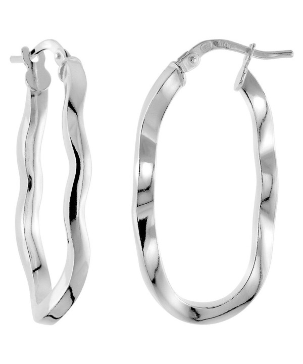 Sterling Silver Earrings Closure Polished