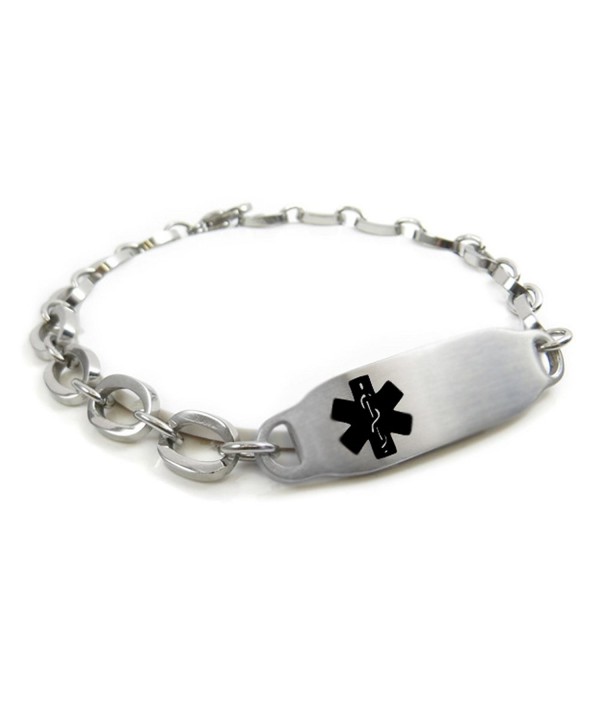 MyIDDr Pre Engraved Customizable Epilepsy Bracelet