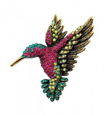 SELOVO Antique Hummingbird Austrian Crystal