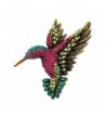 SELOVO Antique Hummingbird Austrian Crystal