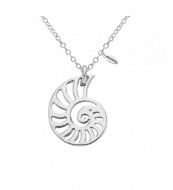 NOUMANDA Silver Seashell Necklace Necklaces