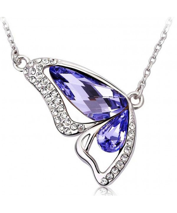 Infinite Butterfly Teardrop Waterdrop Austrian