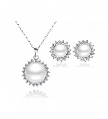 Sunshine Freshwater Zirconia Sterling Necklace