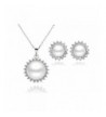 Sunshine Freshwater Zirconia Sterling Necklace