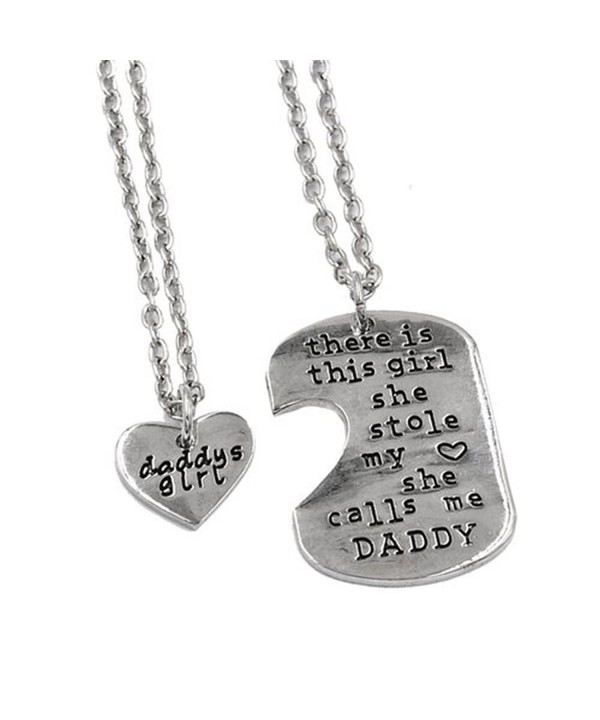 Udobuy2 Father Daughter Necklace Fathers