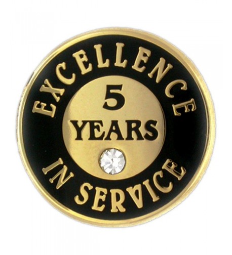 PinMarts Excellence Service Enamel Rhinestone