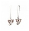 Sabai Silvertone Elephant Earrings Stainless