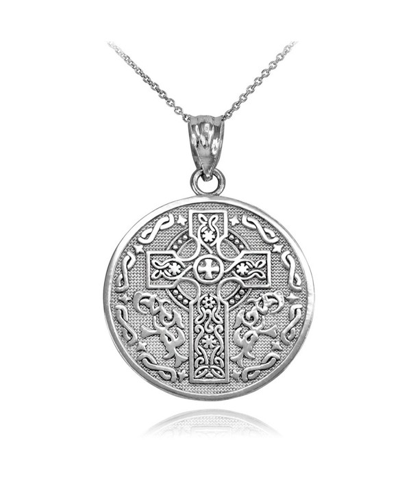 Sterling Reversible Blessing Pendant Necklace