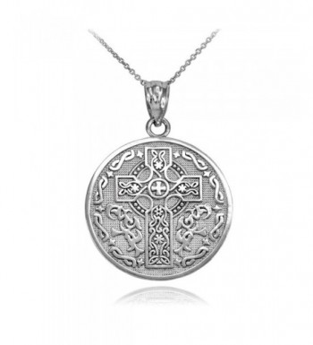 Sterling Reversible Blessing Pendant Necklace