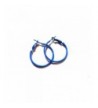 Color Hoop Earrings Simple Thin