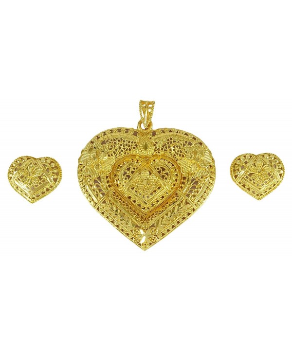 Banithani Goldplated Pendant Earring Traditional