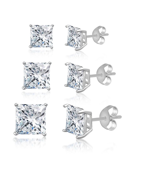 Mia Sarine Princess Earring Sterling