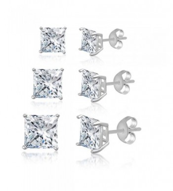 Mia Sarine Princess Earring Sterling