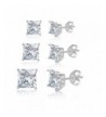 Mia Sarine Princess Earring Sterling