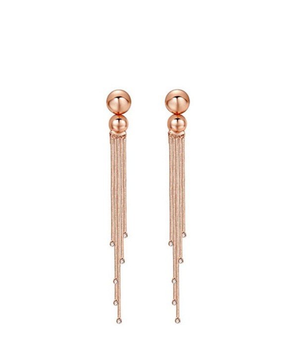 Carfeny Crystal Simple Wedding Earrings