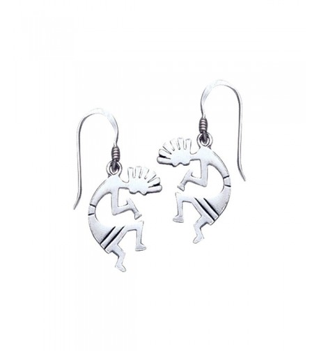 Jewelry Trends Sterling Kokopelli Earrings