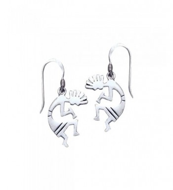 Jewelry Trends Sterling Kokopelli Earrings