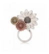 NOUMANDA Silver Sunflower Magnetic Eyeglass