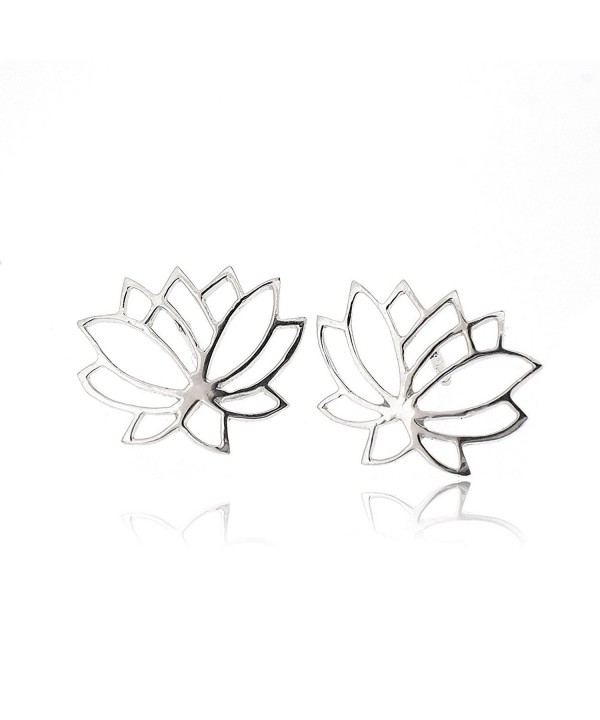 Sovats Flower Earring Sterling Rhodium