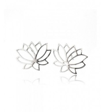 Sovats Flower Earring Sterling Rhodium