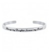 Daughter Bracelet Inspirational Sentimental Stainless