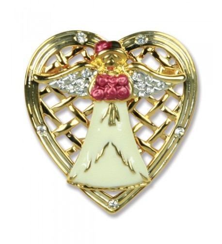 Mom Angel Pin Holding Filigree