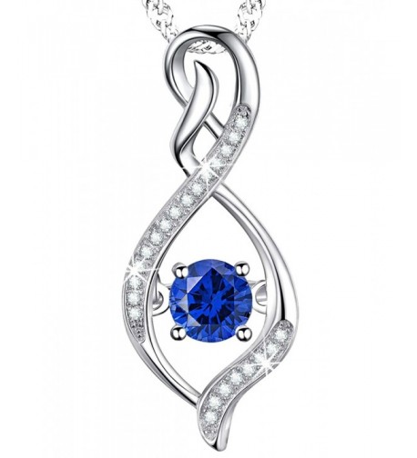 Birthday Sapphire Infinity Birthstone Swarovski