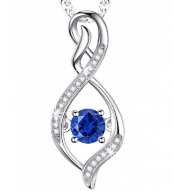 Birthday Sapphire Infinity Birthstone Swarovski