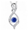 Birthday Sapphire Infinity Birthstone Swarovski