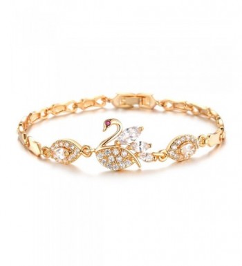 Plated Cubic Zirconia Tennis Bracelet