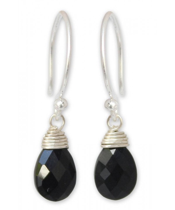 NOVICA Spinel Sterling Earrings Glowing