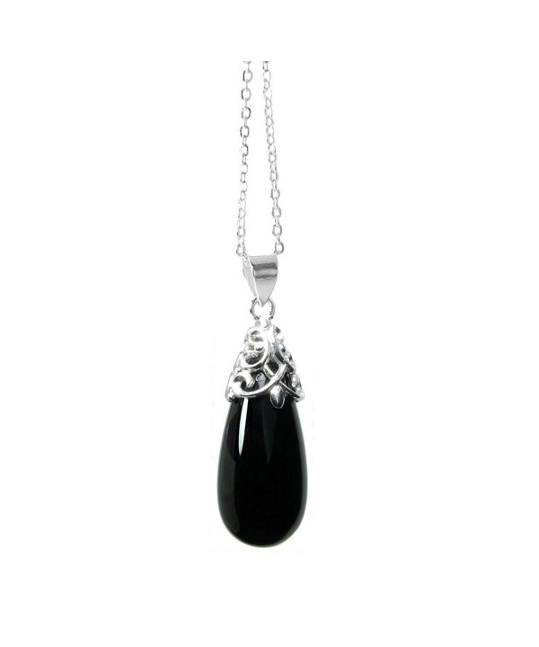 Sterling Natural Teardrop Necklace Extender