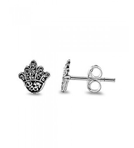 Sterling Silver Hamsa Fatima Earrings