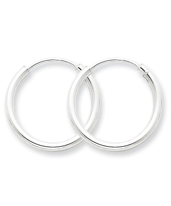 Sterling Silver Polished Endless Earrings