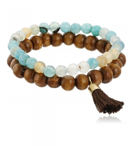 Panacea Blue Stone Stretch Bracelet