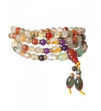 Natural Colorful Buddhist Necklace Bracelet