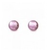 Classic Purple Blush Color Earrings