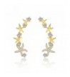 Mevecco Crawler Climber Earrings Jewelry Star3 GD