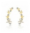 Mevecco Crawler Climber Earrings Jewelry Star3 GD