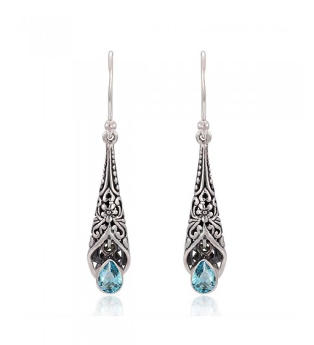 Sterling Silver Detailed Filigree Earrings