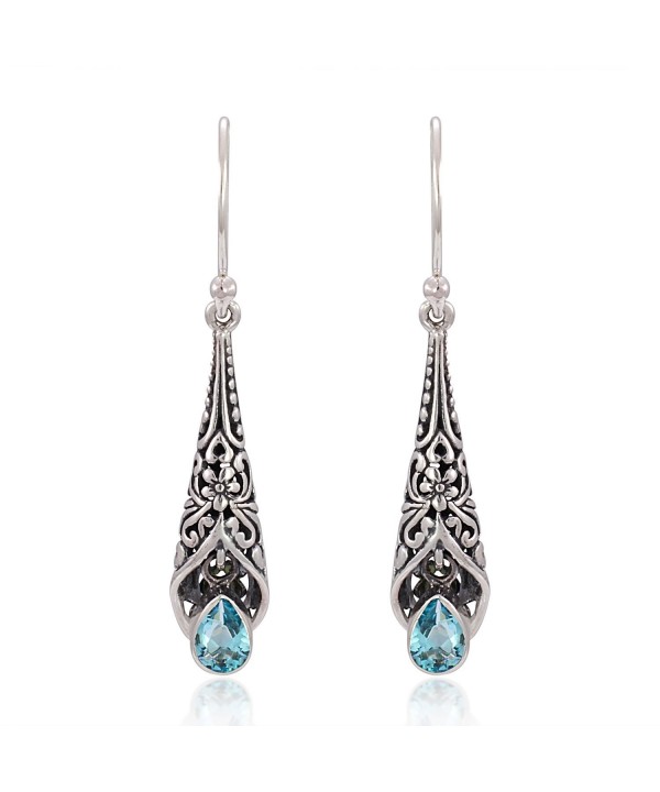 Sterling Silver Detailed Filigree Earrings