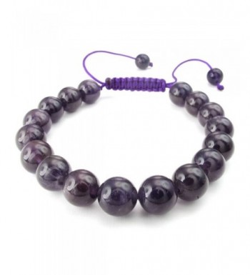 KONOV Gemstone Amethyst Bracelet Adjustable