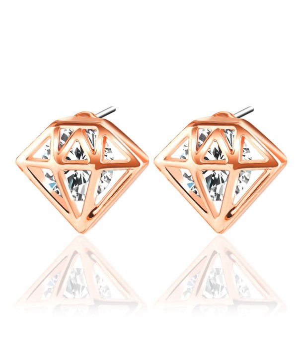 UHIBROS Earrings Hypoallergenic Stainless Zirconia