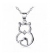 Sterling Silver Pendant Necklace Single